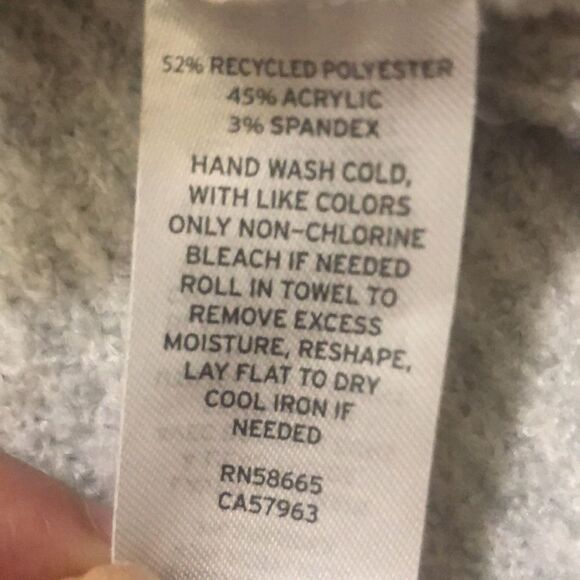 Halogen Womens Gray Knit V-Neck Sweater - Picture 6 of 6